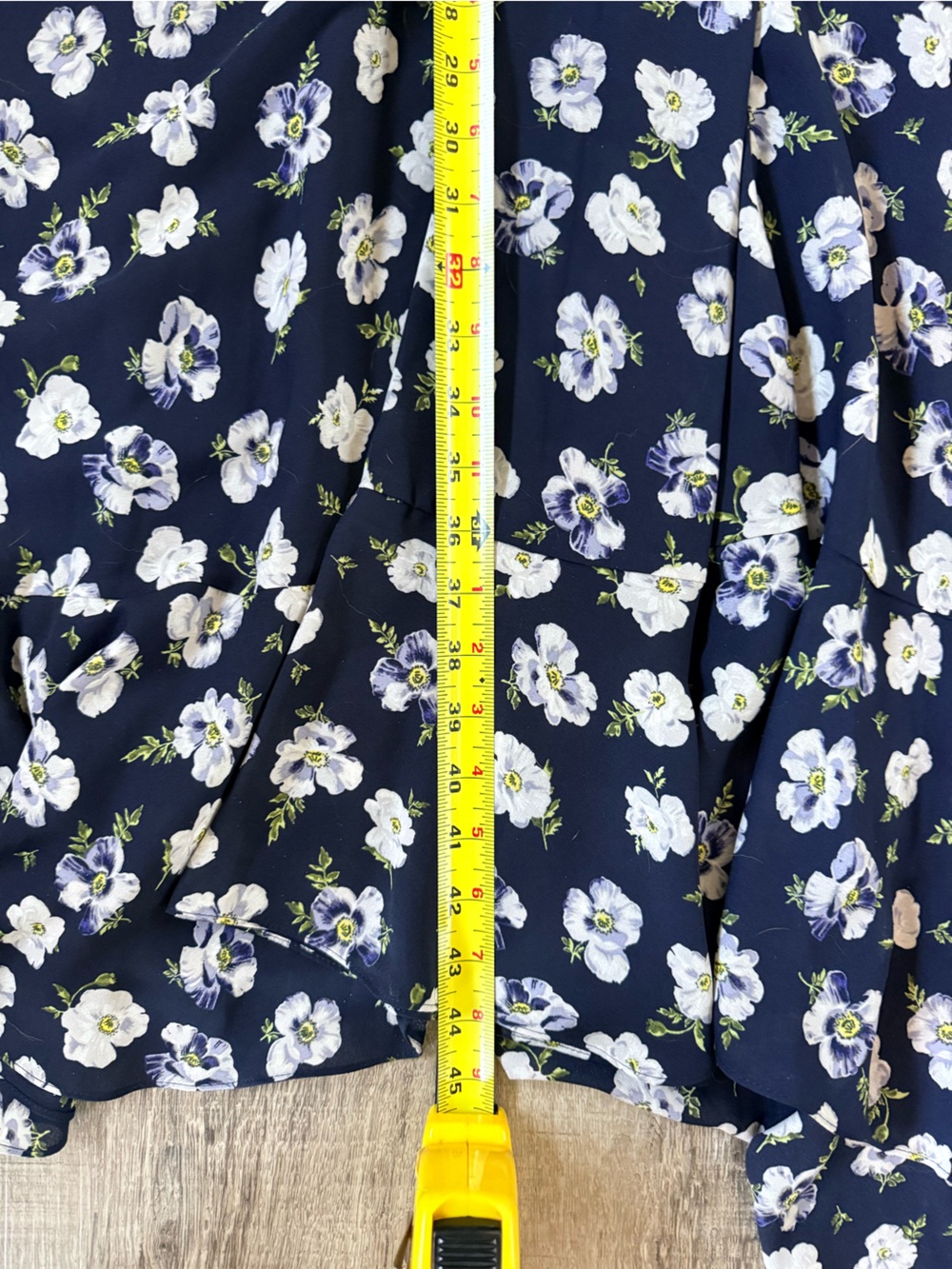 NWT Cinq a Sept Poppies Isha Dress in Navy Floral Size 2 - Picture 9 of 12